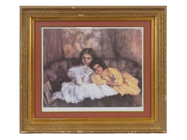 LEE STANG HARR AMERICAN PORTRAIT OFFSET PRINT