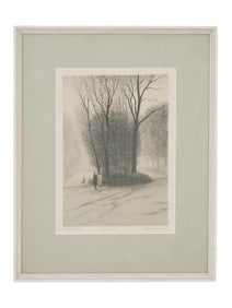 HAROLD ALTMAN AMERICAN LANDSCAPE LITHOGRAPH