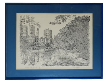 LTD AMERICAN LITHOGRAPH BY DELBART DUCHEIN SIGNED