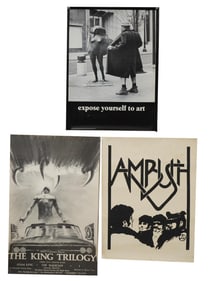 VINTAGE AMERICAN POSTERS AMBUSH THE KING TRILOGY