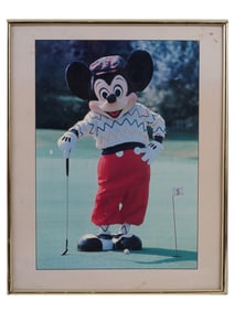WALT DISNEY WORLD GOLF MICKEY MOUSE PHOTO PRINT