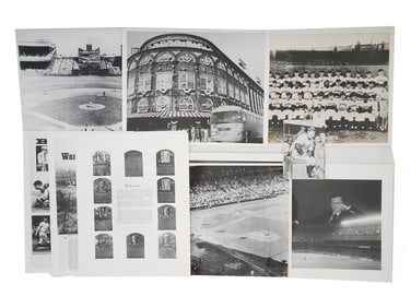 LOT OF MIDCENT AMERICAN BASEBALL PHOTOS AND PRINTS