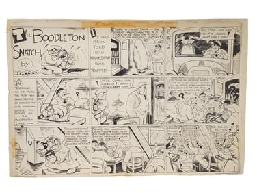 GUS MAGER AMERICAN COMIC ORIGINAL ART ILLUSTRATION