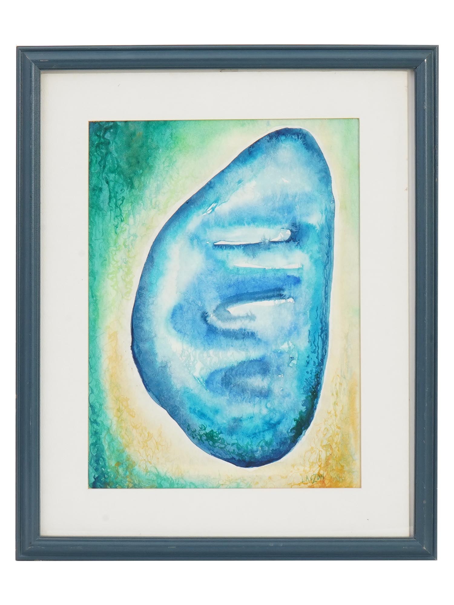 ABSTRACT WATERCOLOR PAINTING BY LAUZON (1 of 5)