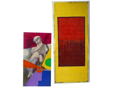 LOT OF CANADIAN OIL PAINTINGS BY JUSTIN OBRADOVIC