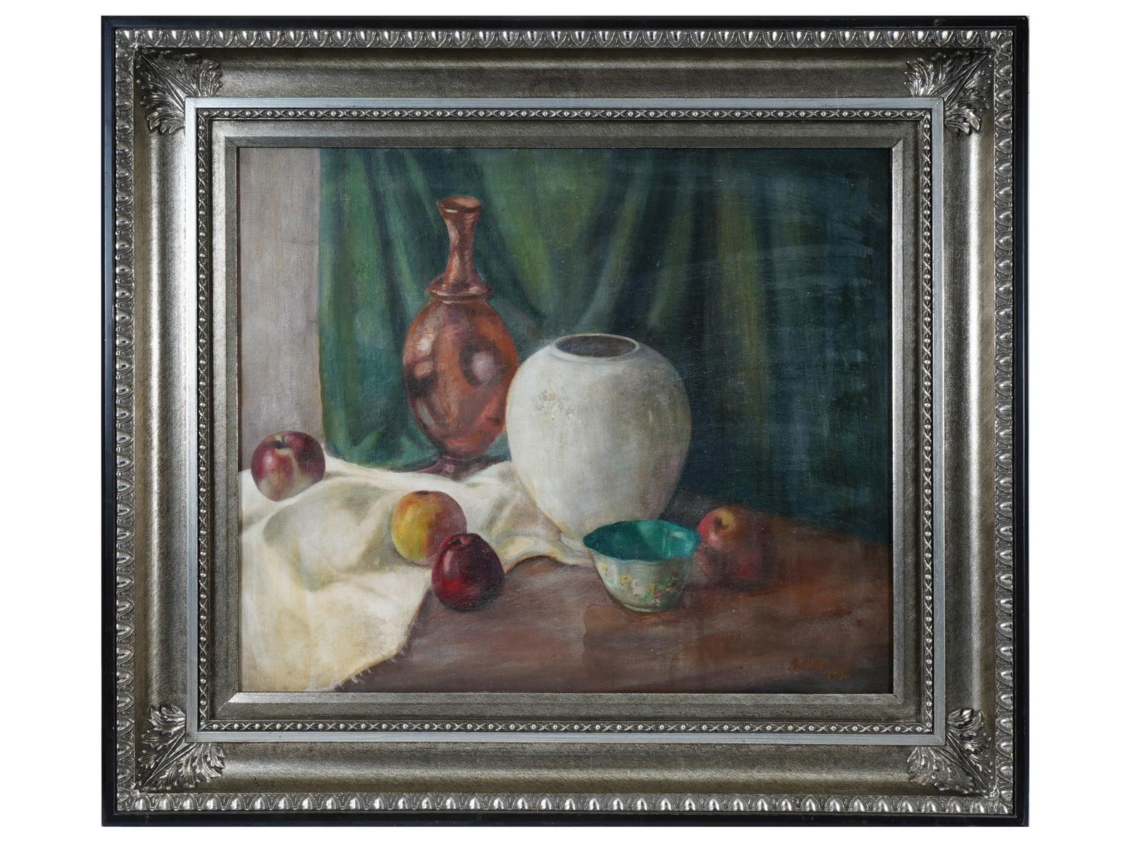AMERICAN STILL LIFE OIL PAINTING BY ALEXANDER CLAYTON (1 of 5)