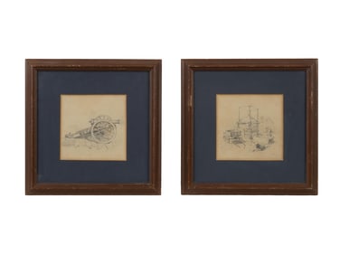 MID CENTURY AMERICAN PAINTING SIGNED J.R. PHOENIX