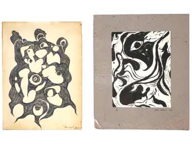 ABSTRACT ARTWORKS  JOHN KOEHLER AND JEAN MARIE HAESSLE