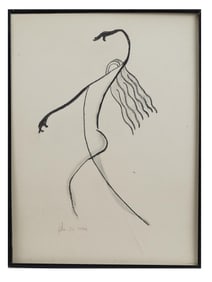 CONTEMPORARY AMERICAN MIXED MEDIA PAINTING SIGNED