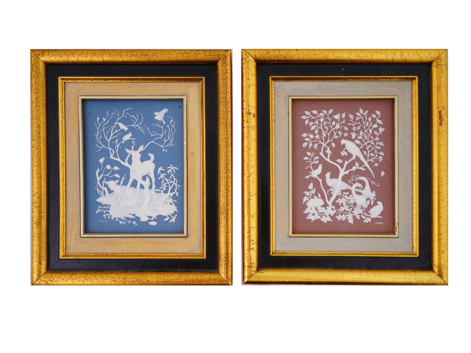 WEDGWOOD JASPERWARE FLORA AND FAUNA WALL PLAQUES (1 of 8)