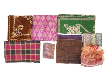 LOT OF VINTAGE ORIENTAL TEXTILES