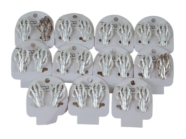 VINTAGE FRENCH DOLCE VITA COSTUME JEWELRY EARRINGS