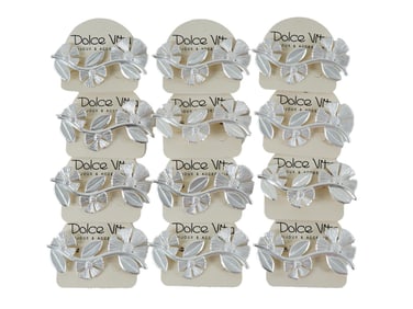 VINTAGE FRENCH DOLCE VITA COSTUME JEWELRY BROOCHES