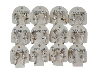 VINTAGE FRENCH DOLCE VITA COSTUME JEWELRY EARRINGS