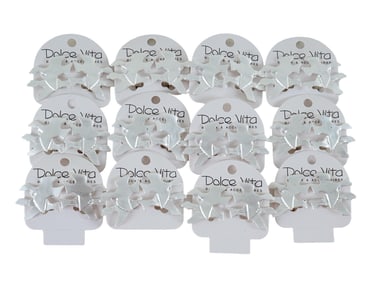 VINTAGE FRENCH DOLCE VITA COSTUME JEWELRY EARRINGS