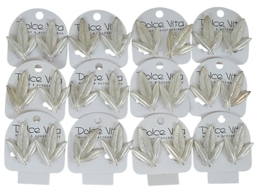 VINTAGE FRENCH DOLCE VITA COSTUME JEWELRY EARRINGS