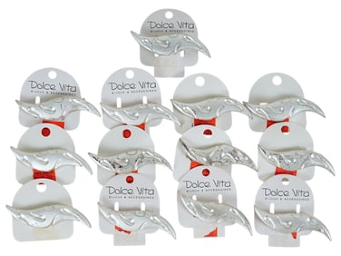 LOT OF FRENCH DOLCE VITA BROOCHES