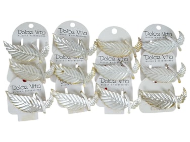 VINTAGE FRENCH DOLCE VITA COSTUME JEWELRY BROOCHES