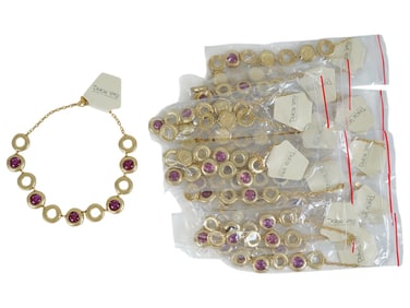 LOT OF 12 FRENCH DOLCE VITA NECKLACES