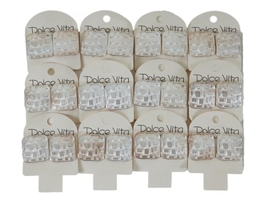 VINTAGE FRENCH DOLCE VITA CLIP ON EARRINGS