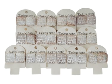 VINTAGE FRENCH DOLCE VITA JEWELRY SET CLIP ON EARRINGS