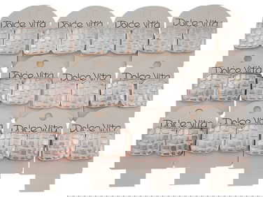 VINTAGE FRENCH DOLCE VITA 12 PAIRS CLIP ON EARRINGS