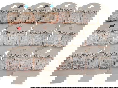 LOT OF 12 VINTAGE FRENCH DOLCE VITA CLIP ON EARRINGS