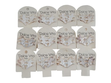 GROUP OF VINTAGE FRENCH DOLCE VITA CLIP ON EARRINGS