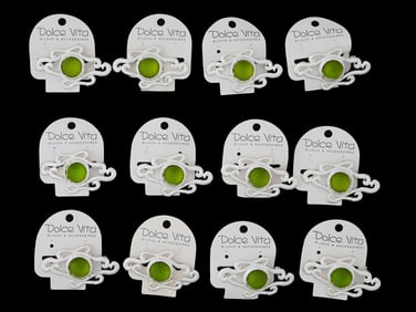 LOT OF 12 FRENCH DOLCE VITA COSTUME JEWELRY BROOCHES