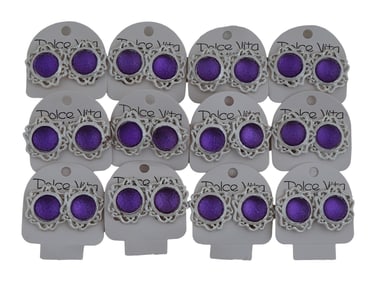 LOT OF 12 FRENCH DOLCE VITA CLIP ON EARRINGS