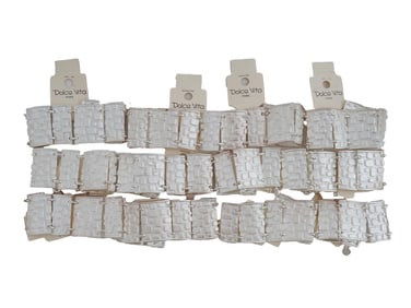 LOT OF 12 VINTAGE FRENCH DOLCE VITA LINKED BRACELETS