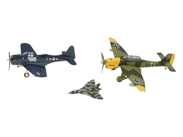 BRITISH AMERICAN GERMAN HEAVY METAL AIRPLANE MODELS