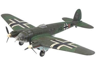 GERMAN HEINKEL HE 111 COMBAT AIRCRAFT MODEL