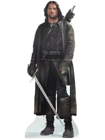2002 LORD OF THE RINGS MOVIE CARDBOARD FIGURE ARAGORN