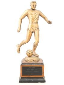 1985 FOOTBALL REFEREES SPORTS METAL FIGURAL AWARD