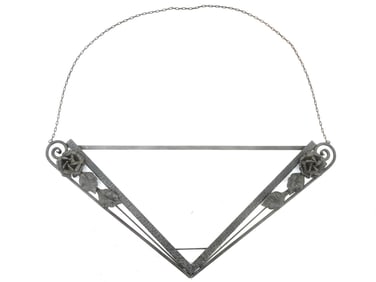 ART NOUVEAU MANNER IRON WALL FRAME FOR MIRROR PICTURE