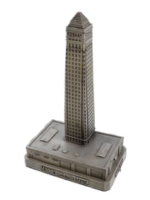 MINIATURE CAST METAL FOSHAY TOWER MINNEAPOLIS SCULPTURE