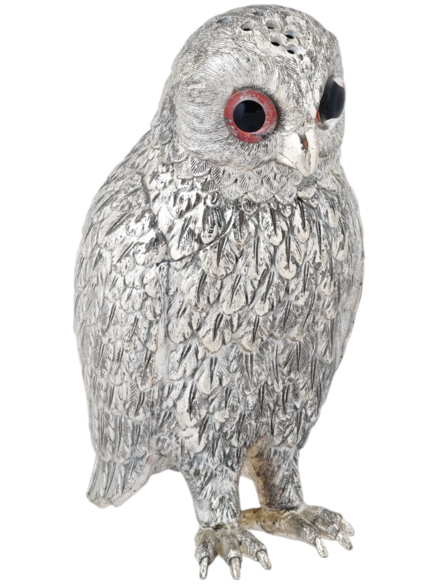 AMERICAN CORBELL AND CO SILVER PLATED OWL SALT SHAKER (1 of 9)