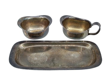 COHR DENMARK EPNS SILVER PLATED 3 PIECE SET