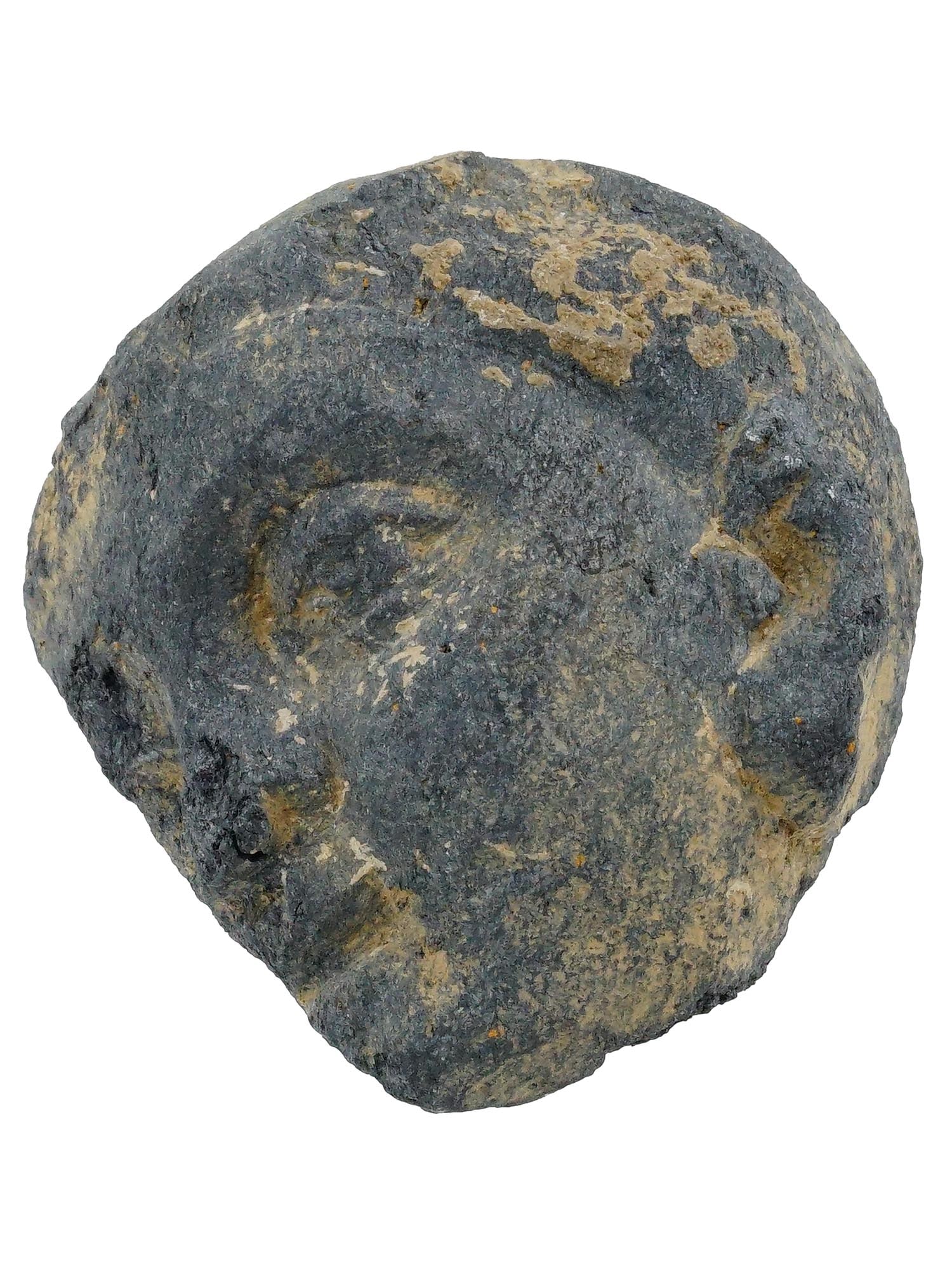 ANCIENT GANDHARA CARVED BLACK STONE BUDDHIST SCULPTURE (1 of 7)