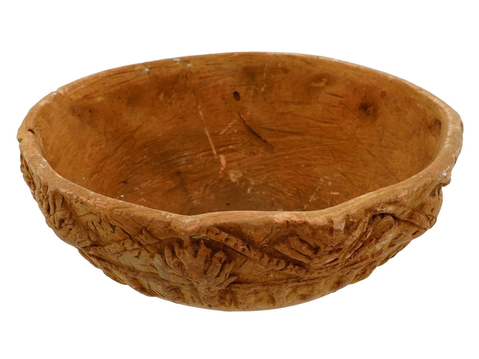 ANCIENT ROMAN CLAY JAR WITH DECOR (1 of 7)