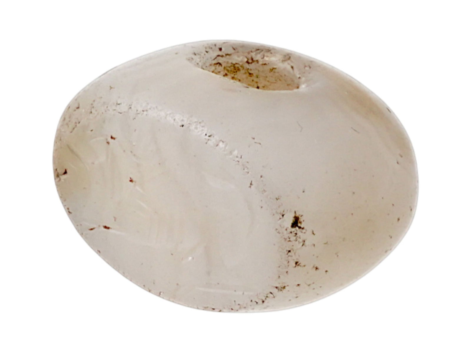 ANCIENT PERSIAN SASSANIAN CARVED CHALCEDONY STAMP SEAL (1 of 6)