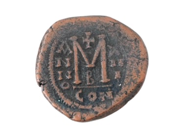 800 TO 1200 AD ANCIENT BYZANTINE EMPIRE BRONZE COIN