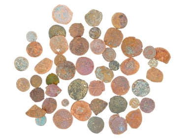 COLLECTION OF ASSORTED ROMAN BYZANTINE EMPIRE COINS
