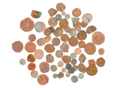 COLLECTION OF ASSORTED ANCIENT BYZANTINE EMPIRE COINS