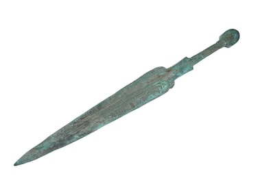 ANCIENT NEAR EAST LURISTAN CAST BRONZE DAGGER