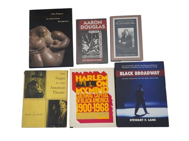 GROUP OF SIX BOOKS RELATED TO AFRICAN AMERICAN ARTISTS
