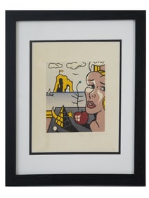 LTD ROY LICHTENSTEIN AMERICAN POP ART ETCHING SIGNED