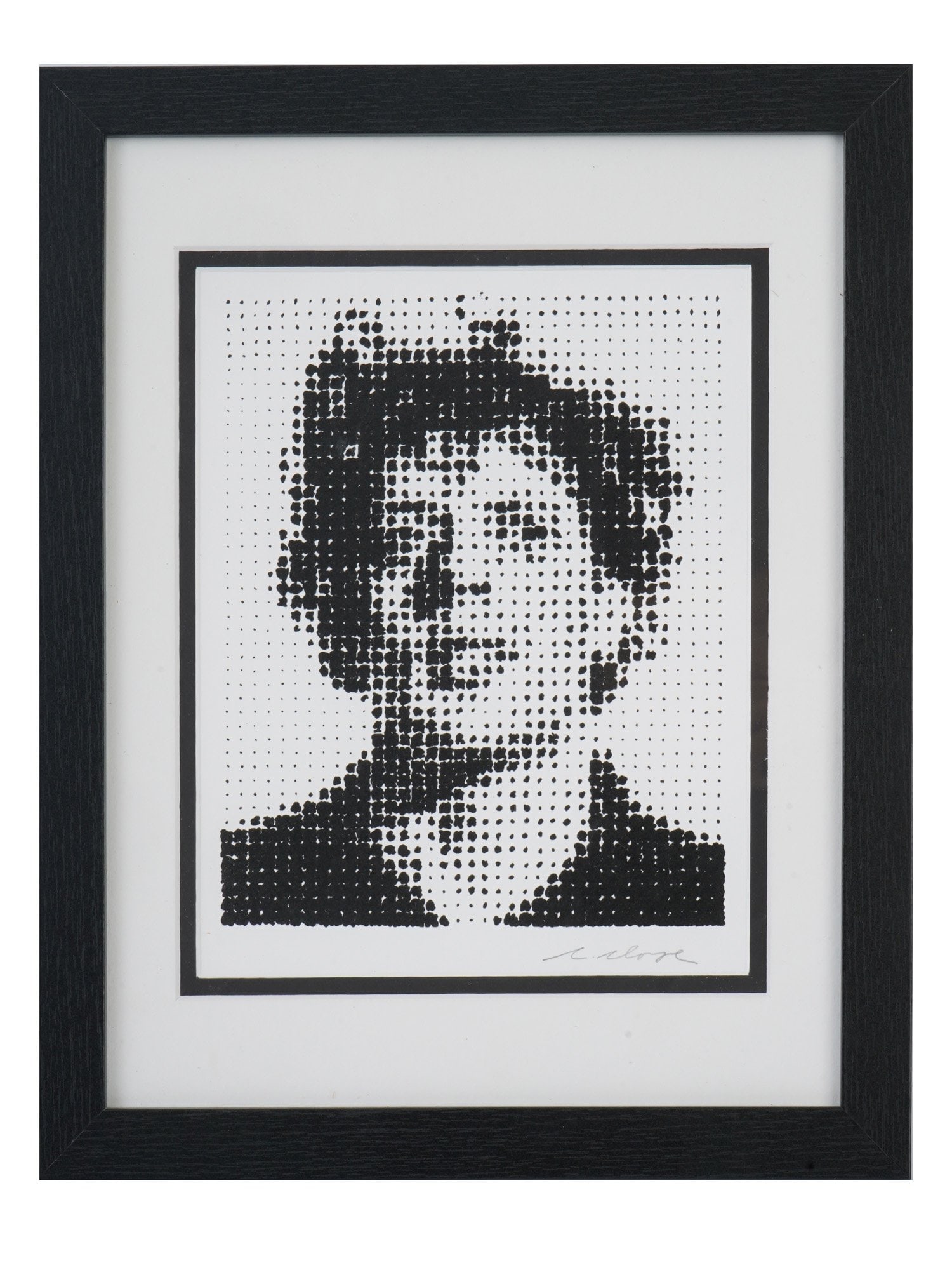 SIGNED CHUCK CLOSE AMERICAN LITHOGRAPH PHIL WHITE (1 of 6)