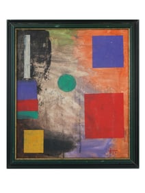 SIGNED HANS HOFMANN AMERICAN GERMAN OIL PAINTING